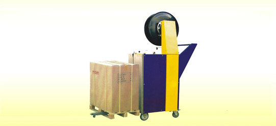 Pallet strapping machine