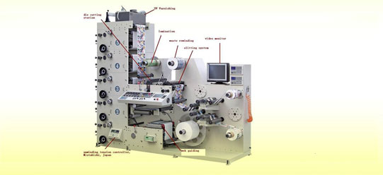 TD-HX-RY320-6C/480-6C Full-automatic Flexo printer